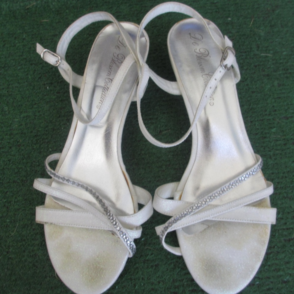 Flip Flops 8 M women's SLINGBACKS SILVER 1,5 HILL